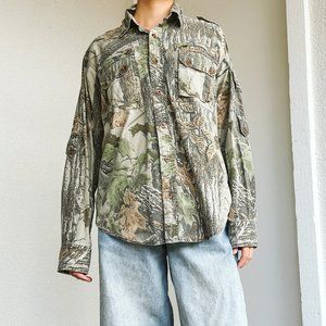 Men's Camouflage Button Down Shirt